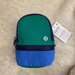 Lululemon city adventure backpack Nano Blue and Green NWT